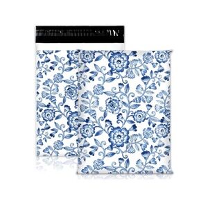 🍀5 for $25🍀Floral Blue and White Poly Mailer  Bags